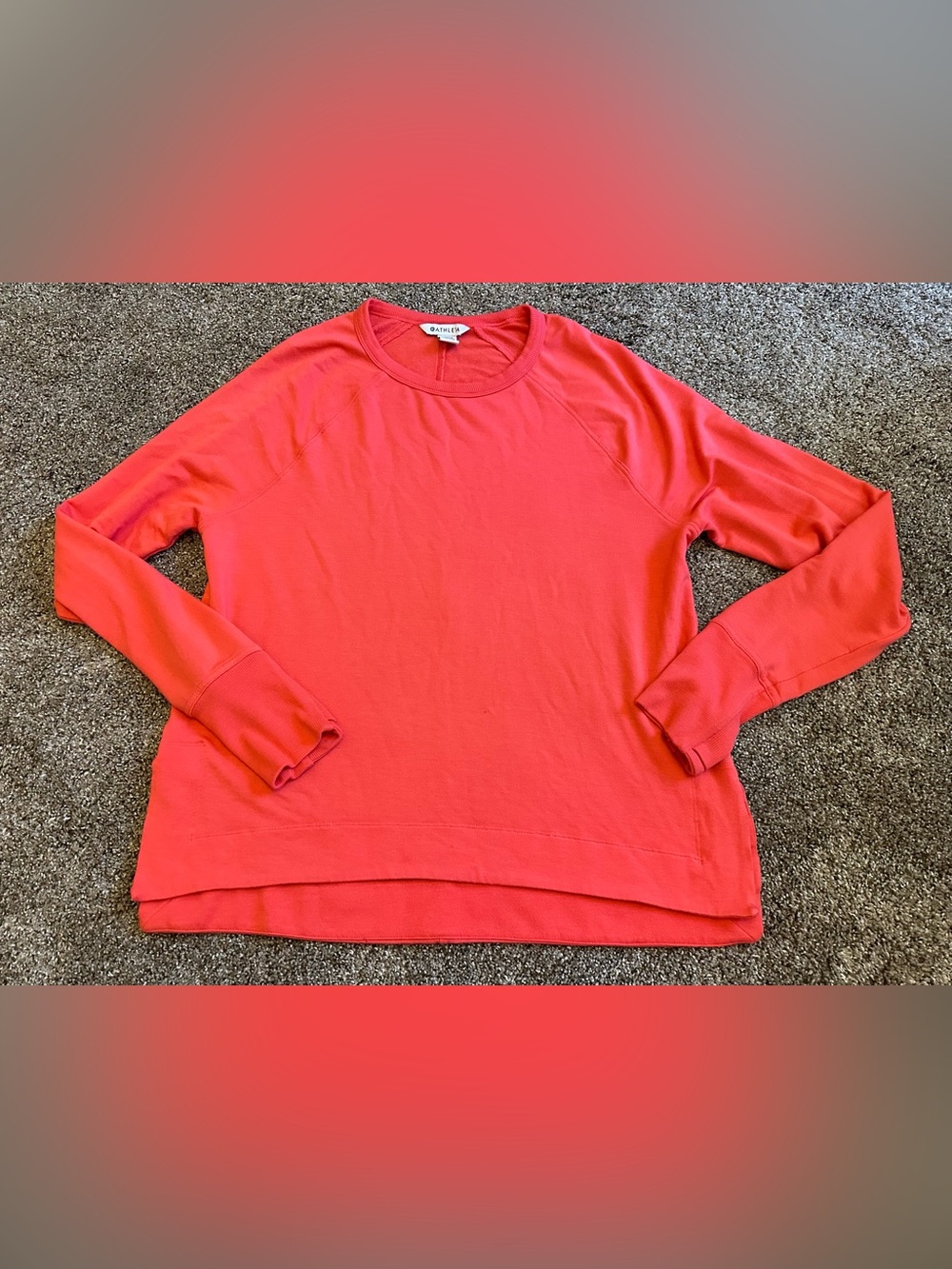 Athleta Long Sleeve Shirt Women’s Medium Small Stain